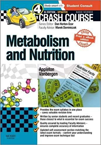 Crash Course: Metabolism and Nutrition: Updated Print + eBook edition