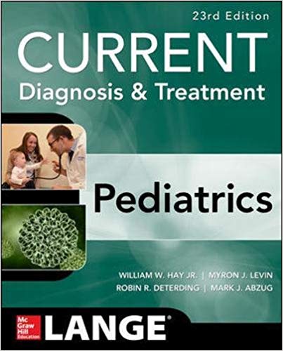 CURRENT Diagnosis and Treatment Pediatrics, Twenty-Third Edition (Lange)